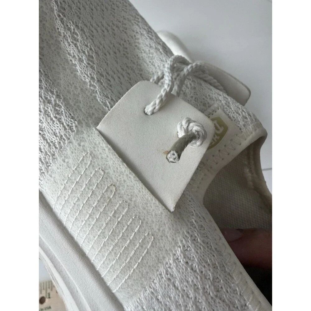 Hey Dude Women's Sirocco Crochet Mesh Loafers White Gold Women 8
